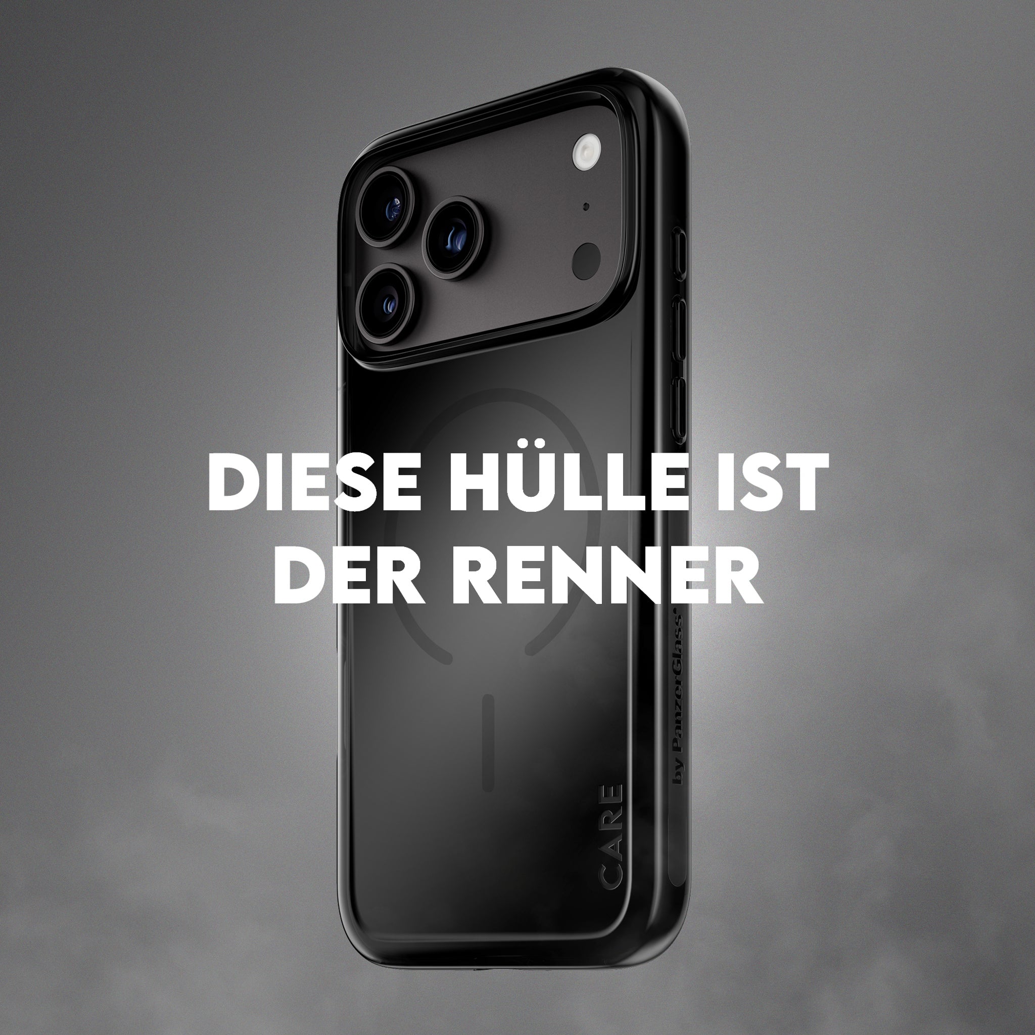 CARE™ by PanzerGlass® Smokey Case m. Schwarz MagSafe iPhone 18 Pro | 17 Pro